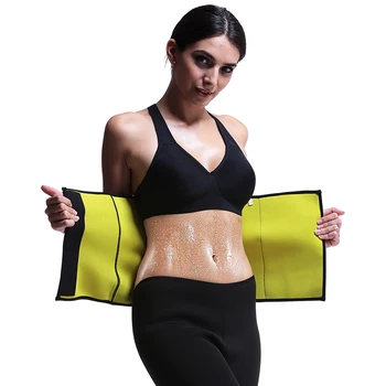 

Velcro Neoprene Sweaty Slimming Shape Belt Sauna Effect Corset Waist Trainer Plus Size Female Body Shapers Belly Stomach Shaper