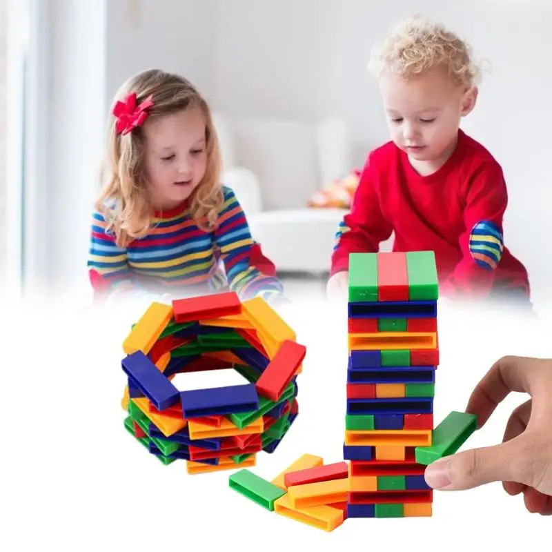 45 шт. пластиковые DIY прямоугольные складные строительные блоки вечерние настольные игры Детский сад малыш головоломка игрушка