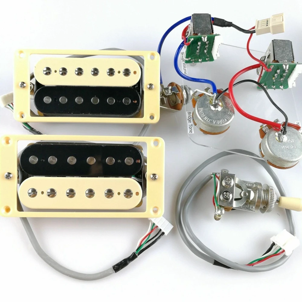 Probucker Alnico-プロのワイヤー付きピックアップギター,3