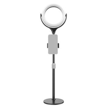 

12 Inch Ring Light with Desktop Stand Tripod Light Stand Photography Light Desktop Makeup Light