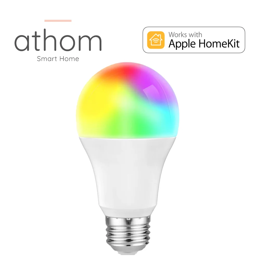 Умная лампа E27 с регулируемой яркостью ATHOM Homekit WIFi|Модули для умного дома| |