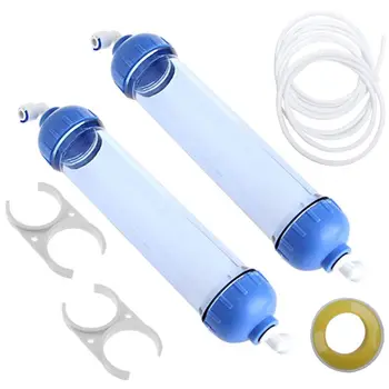 

Filter Tube Water Filter Housing DIY Fill T33 4pcs fittings Water Purifier for reverse osmosis system