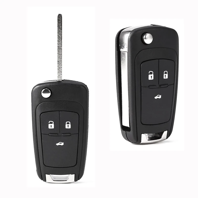 3 кнопки дистанционного ключа автомобиля DIY для OPEL VAUXHALL Astra J, Corsa E, Insignia, Zafira C 2009-& складной дистанционный ключ оболочки 3 Bout