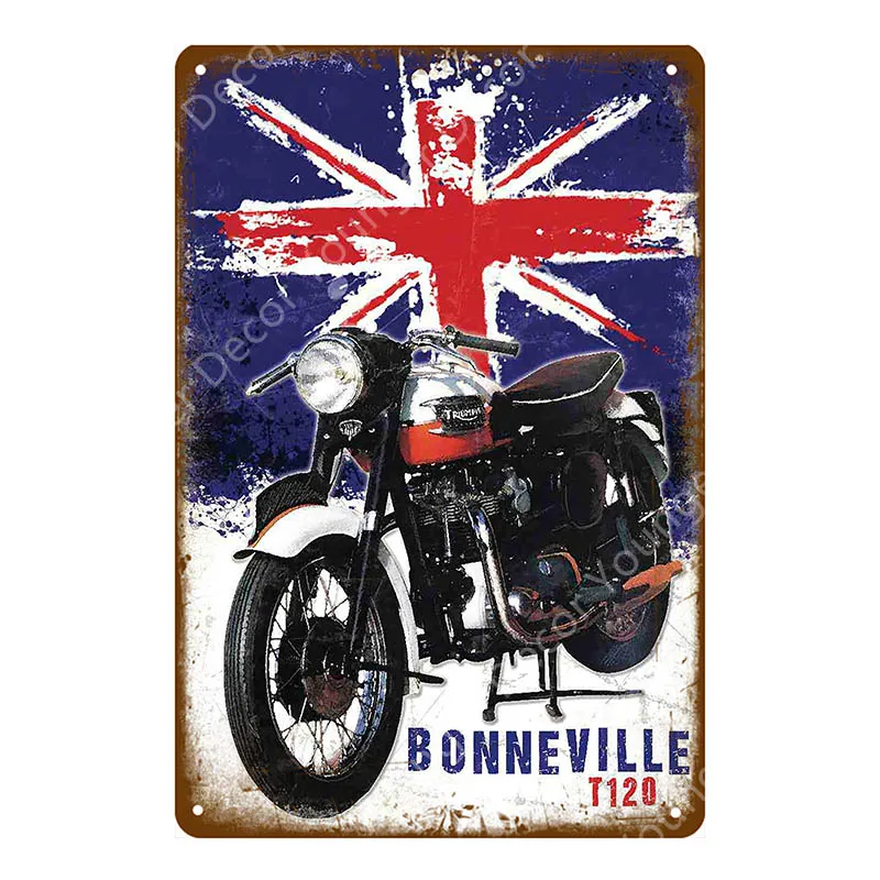 YD5370G Классический Ариэль мотоциклы металлические жестяные знаки Vespa электромобиль плакат для гараж; клуб магазин домашний декор винтажное украшение для стен - Цвет: YD5370G
