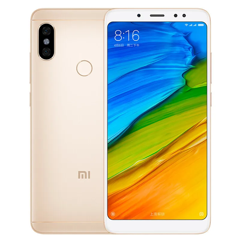 Глобальная версия Xiaomi Redmi Note 5 4GB 64GB Snapdragon 636 Octa, четыре ядра, смартфон с функцией отпечатков пальцев(5,99 дюйма, разрешение Full Экран двойной Камера 4000 мА-ч