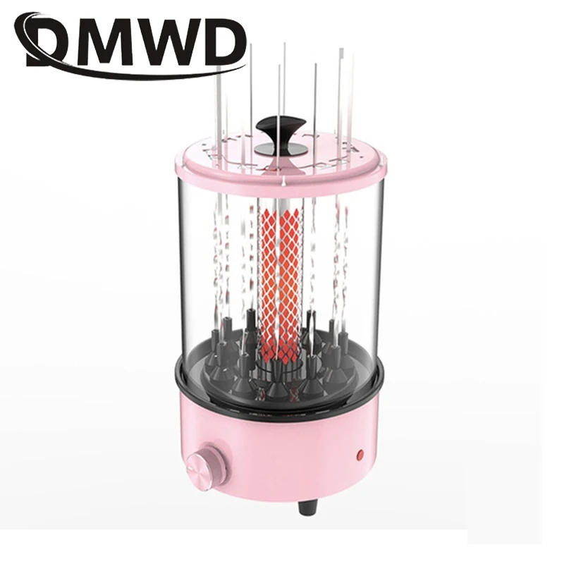 Electric Oven Automatic Rotary Skewer Smokeless Barbecue Grill Cup BBQ Kebab Machine Rotisserie Roast Domestic Heating Stove EU 4