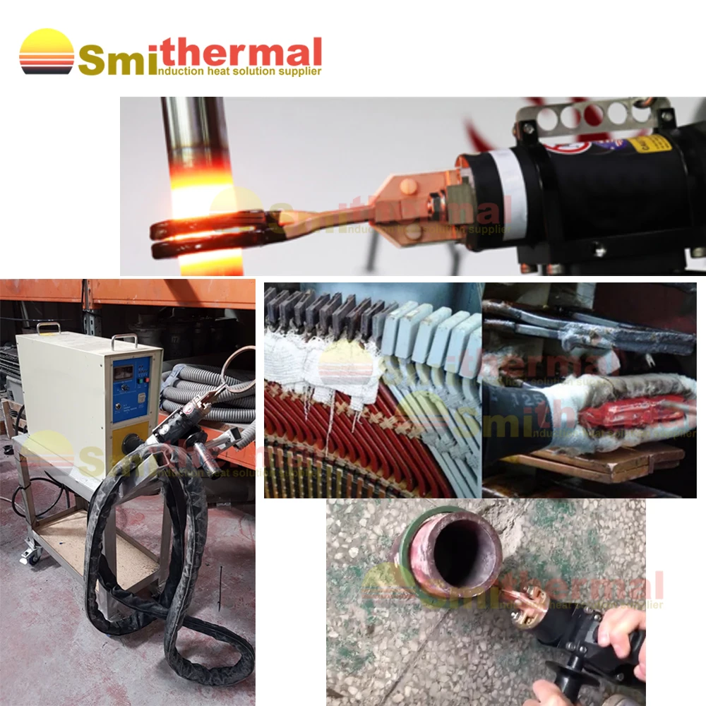  3 phase 25KVA high frequency Induction heating machine for brazing and Portable heating
