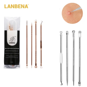 

Rose Gold Silver Acne Removal Needle Pimple Needle Blackhead Remover Acne Treatment Needle Black Mask Acne Extractor Remover