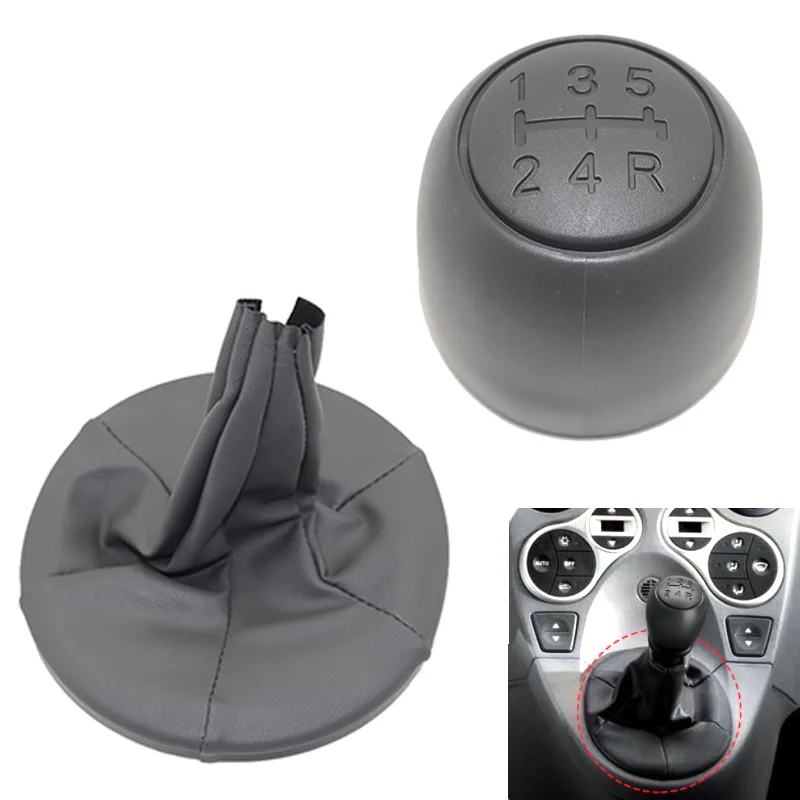 

Car Gear stick shift knob gearbox shift knob boot For Fiat 500 500C 2007-2013 PANDA 2003-2012 Gearbox handle gear lever knob