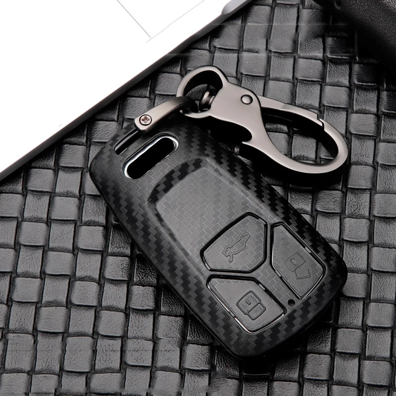 Fashion Scrub ABS Full Cover Car Key Case For Audi A1 A3 A4 A5 A6 A7 A8 B9 Quattro Q3 Q5 Q7 TT TTS 8S 2009-2017 Accessories | Автомобили и