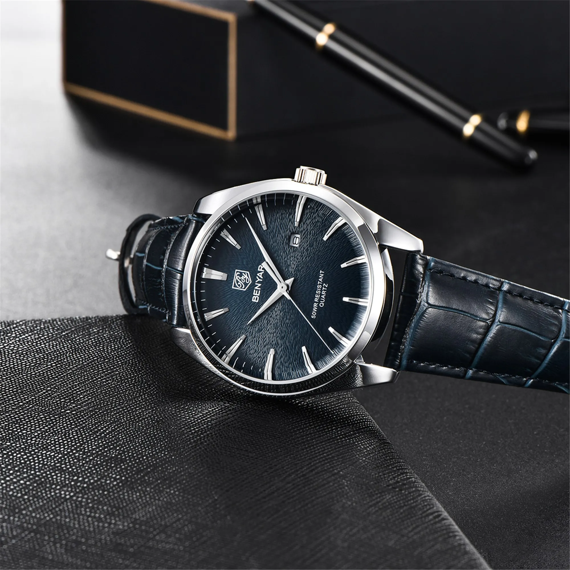 2022 New BENYAR Design Top Brand Luxury Men's Quartz Watch Men Sports Waterproof Watch Japan Miyata Luminous Watch Reloj Hombre