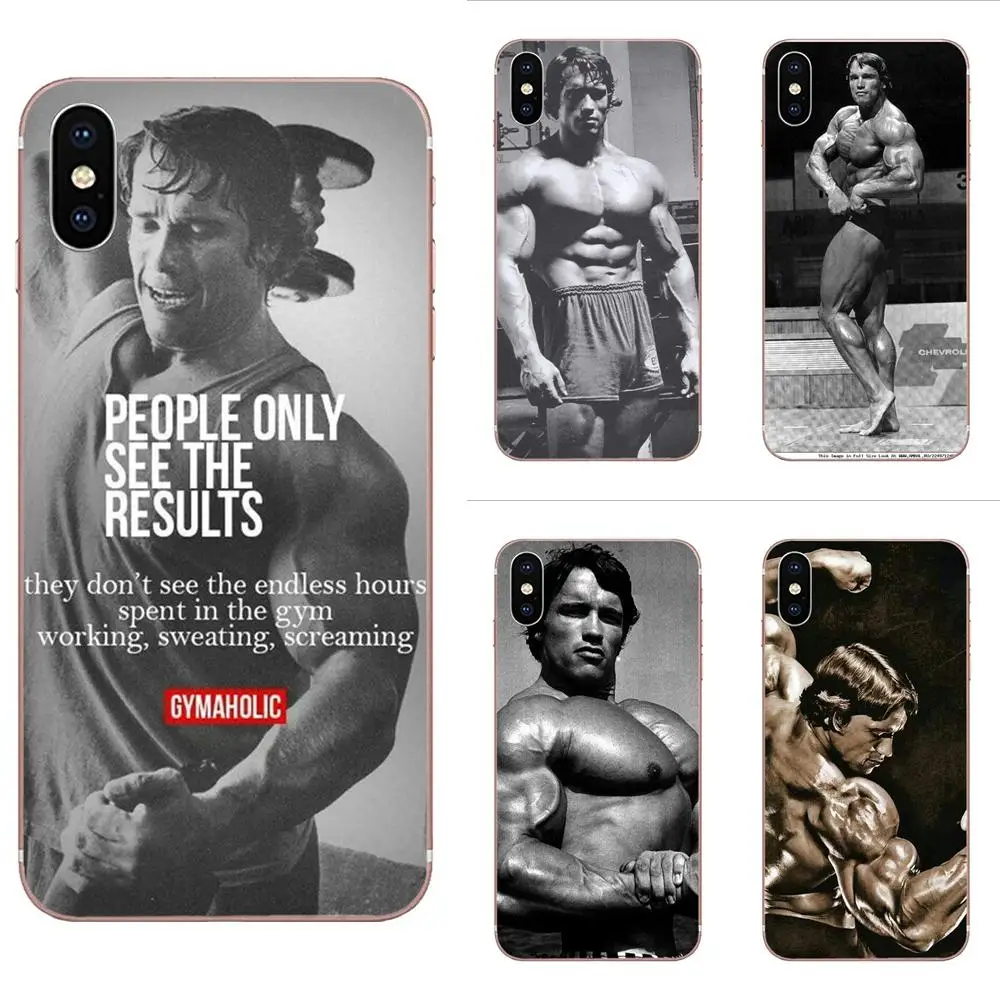 Soft Mobile Phone Covers For Xiaomi Redmi Note 2 3 3S 4 4A 4X 5 5A 6 6A Pro Plus Arnold Schwarzenegger Muscle Classic | Мобильные