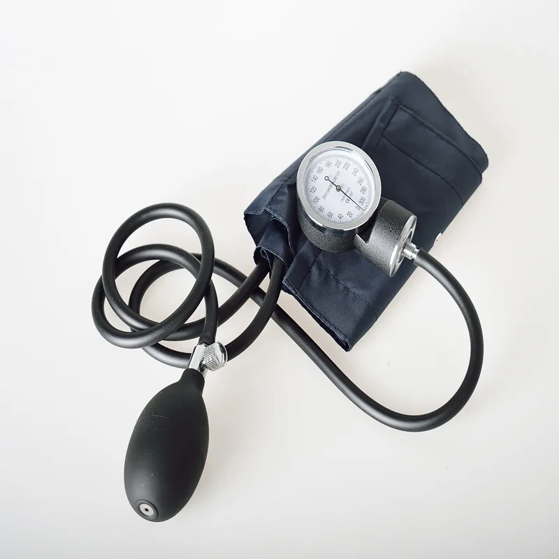 Ручной медицинский монитор артериального давления arm type прибор для измерения кровяного давления анероидный Сфигмоманометр+ сумка для хранения