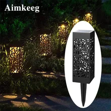 1 шт. солнечный светильник для газона s полый из украшения Открытый водонепроницаемый солнечной энергии ландшафтный светильник для сада под земной лампой