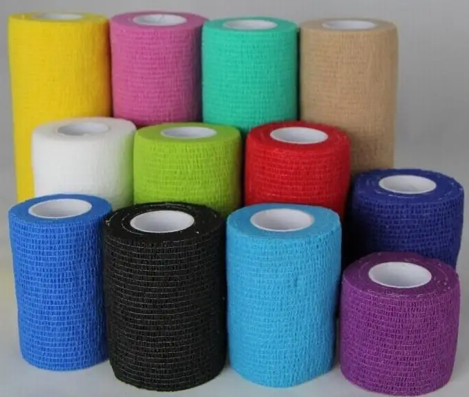 Disposable Sports Elastic Bandage Self-Adhesive Bandage Cloth Ultra-stretch Training Pressure Belt Kneecap thigh supporter Ankle