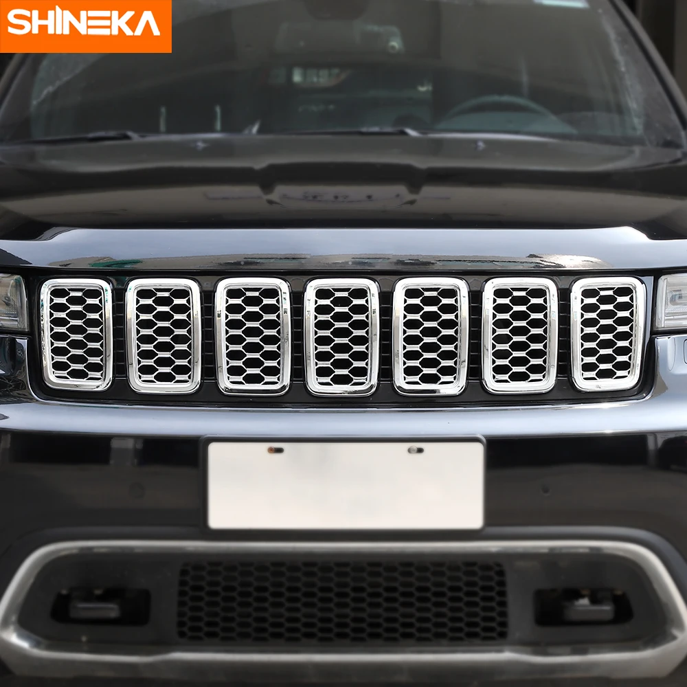 Автомобильная наклейка SHINEKA для Jeep Grand Cherokee 2014 2016 2017 + декоративная накладка на