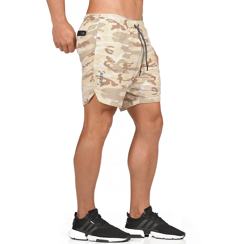 

M-XXXL 2019 New Runnings Mesh Breathable Flimsy Shorts Men Quick Drying Camouflage Exercise Jogging Shorts Gyms