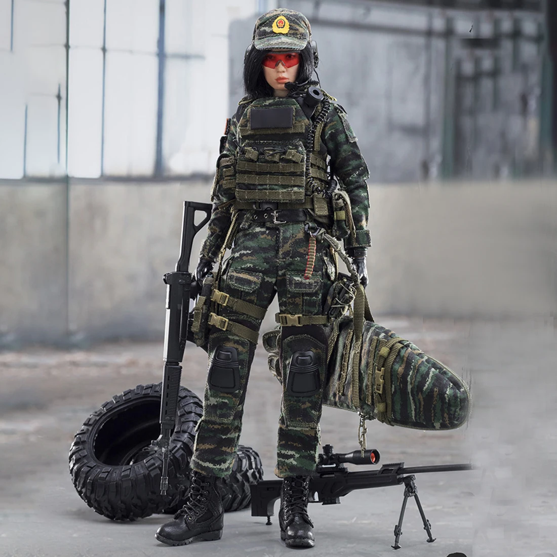 1/6 30 см женская модель снайперского солдата, Реалистичная подвижная Военная фигурка, конструкторские наборы,, рождественский подарок