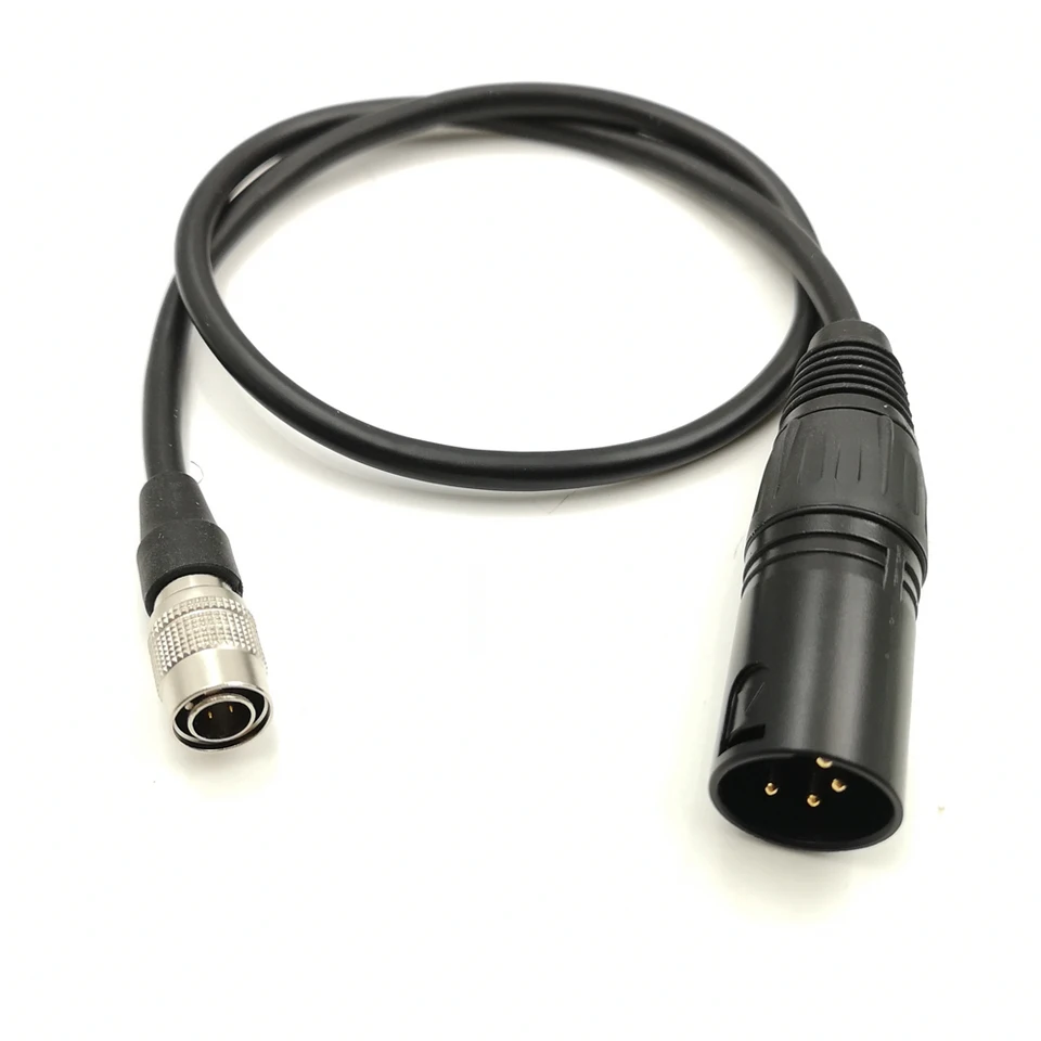 ヒロセ 4pin オスプラグ XLR 4 ピン電源ケーブルサウンドデバイス