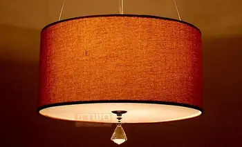 

40cm Modern Casual Fabric Suspended Luminaire E27 110-240v Pendant Lights For Home Parlor Dining Room luminaria pendente