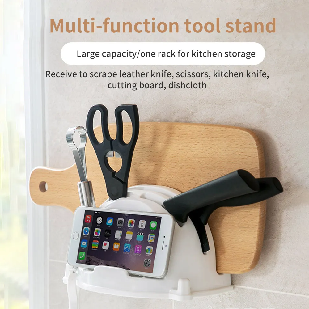 Kitchen Essential Practical Chopping Cutting Board Rack Shelf Pot Turret Creative Supplies | Дом и сад