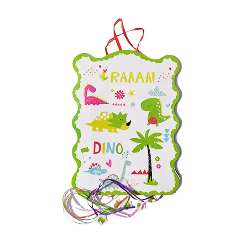 1 шт. нашивки милых динозавров тема DIY Забавные Pinata счастливые на дни рождения, особые события вечерние Дети Мальчики сувениры Baby Shower Paperboard ...