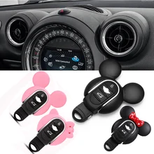 Брелок для ключей, украшение, Модный женский чехол для ключей, Мики стиль, автомобильные аксессуары для Mini Cooper S JCW One F54 F55 F56 F60