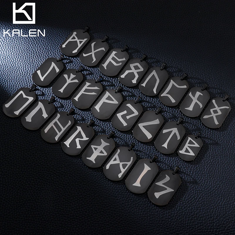 Ожерелье KALEN с подвеской изображением китайского древнего оракула мужское