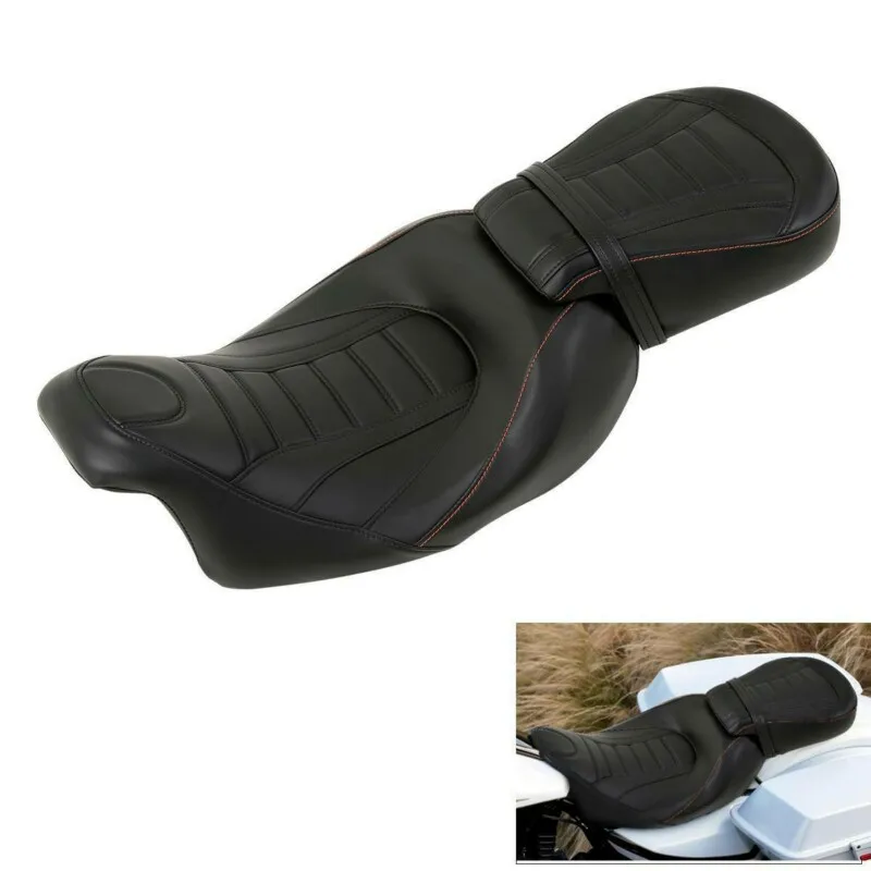 Мотоциклетное сиденье для пассажирского водителя 2 вида Harley Touring Road Glide Street 09 20| |