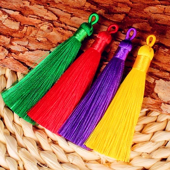 

25 Colors 2020 New Arrival High Quality Hot Sale 1PC Handmade Unique Beautiful Silk Tassel Wedding Jewelry Accessories Monsta X