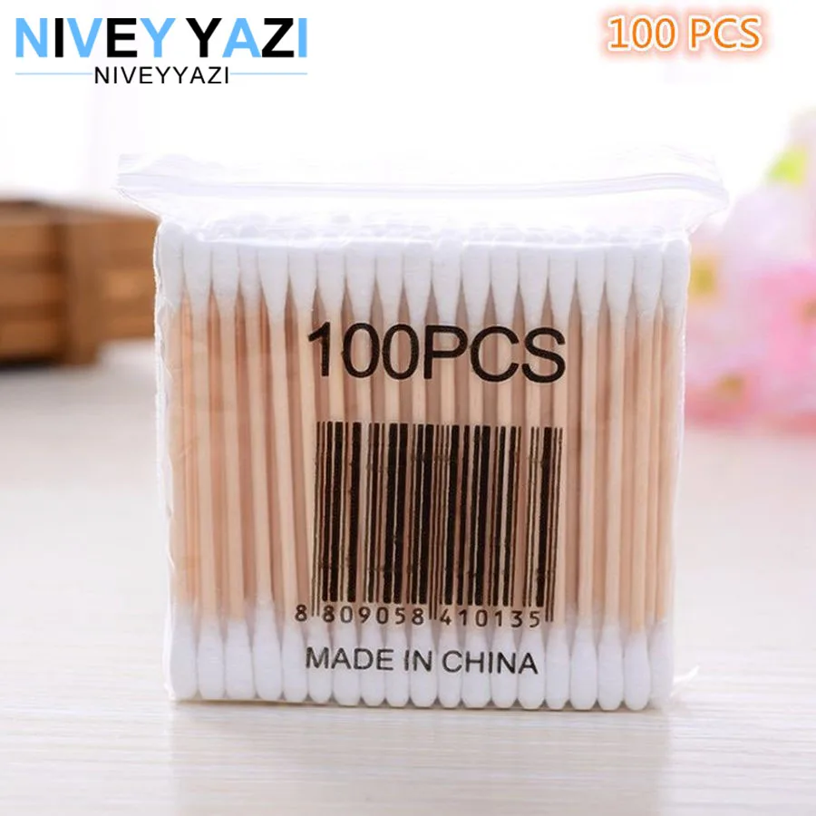 10*100 шт. ватные палочки бамбуковые палочки|Ватные палочки| |