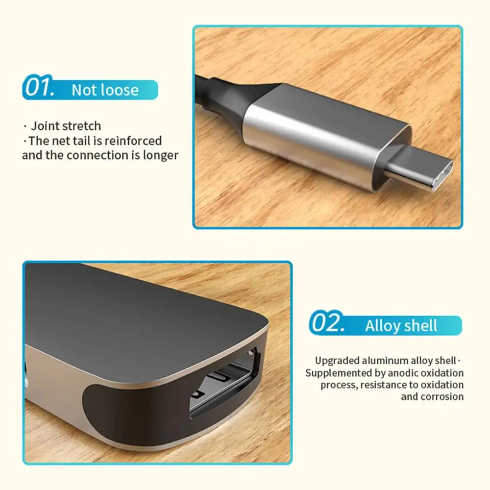 НОВЫЙ Thunderbolt 3 4 In1 USB C к HDMI адаптер 2x Type PD Usb хаб для Macbook Pro Huawei P20 Samsung Galaxy S9