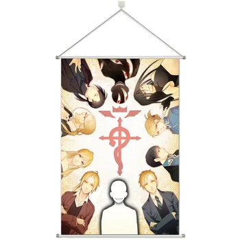 

Anime Fullmetal Alchemist Brotherhood Personalize Customer Made Alloy Fabric Wall Poster Scroll 60x90cm 24x36inches
