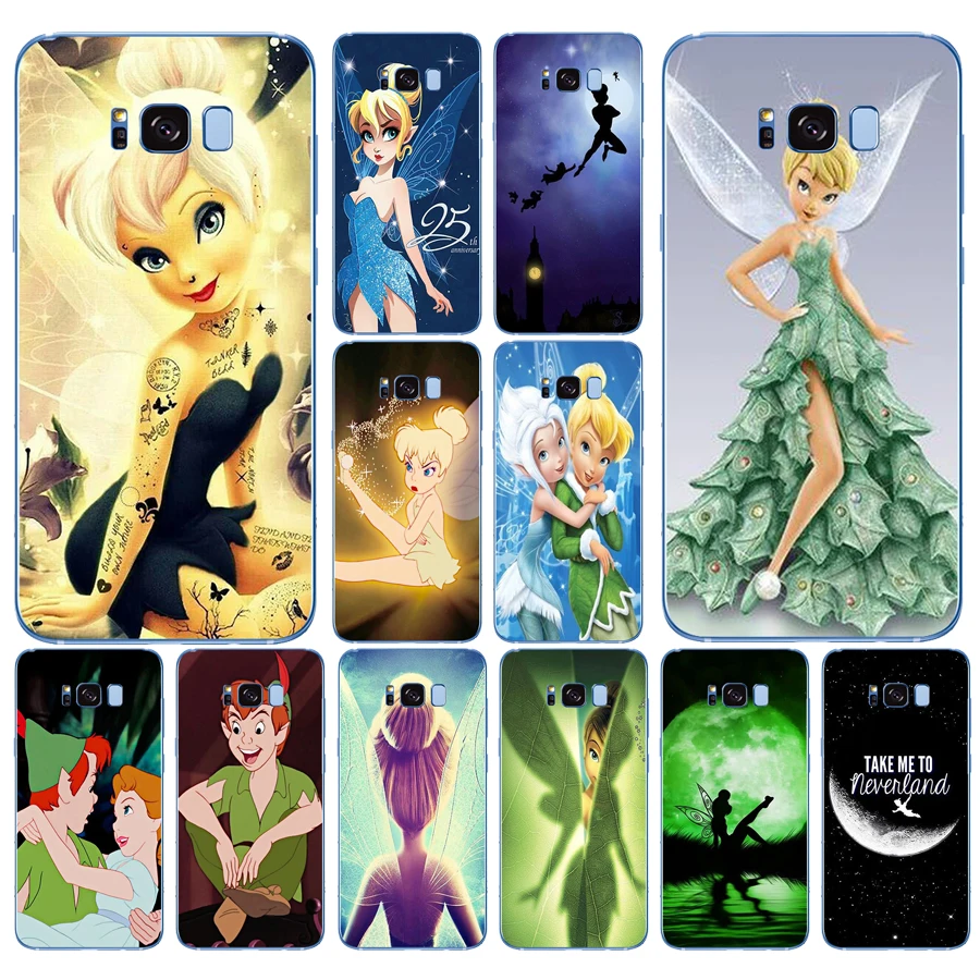 104DD Питер Пэн Венди Tinkerbell Tinker bell Мягкий силиконовый чехол для Samsung Galaxy S6 S7 edge S8 S9 S10 plus A70 A50 чехол