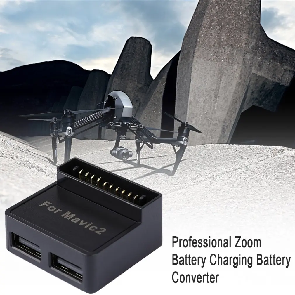 Батарея для Мощность банк конвертер для DJI Mavic 2 Zoom Дрон адаптер открытый телефон контроллер Зарядное устройство Зарядка через usb аксессуары