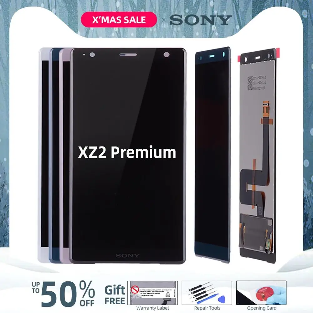 5,8 дюймов 3840x2160 ЖК-дисплей для sony Xperia XZ2 Premium Dual H8166 ЖК-дисплей сенсорный экран дигитайзер XZ2 для sony XZ2P ЖК-экран