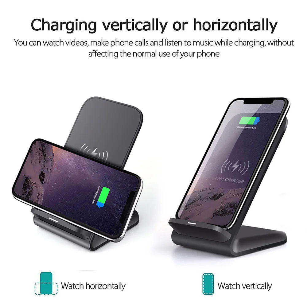 Carregador sem Fio Wireless para Iphone Suporte sem Fio para Carregamento Fdgao Carregador 11 Pro x xs Max xr 8 Samsung s9 S10 Note 10 Rápido qi 15 w 7 carregador wireless para iphone 11, pro, x,