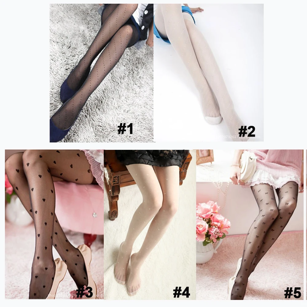 Женские колготки классическая Маленькая в горошек шелковые чулки тонкие женские