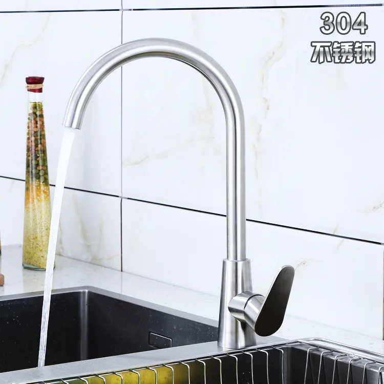 

Goddess Tap 304 Stainless Steel Kitchen Faucet Hot And Cold Mixing Water Kitchen Sink 360 Rotating Manufacturers Direct Selling