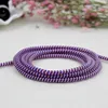 110cm Colors Data Cable Protective Sleeve Spring twine For Iphone Android USB Charging earphone Case Cover Bobbin winder ► Photo 3/5