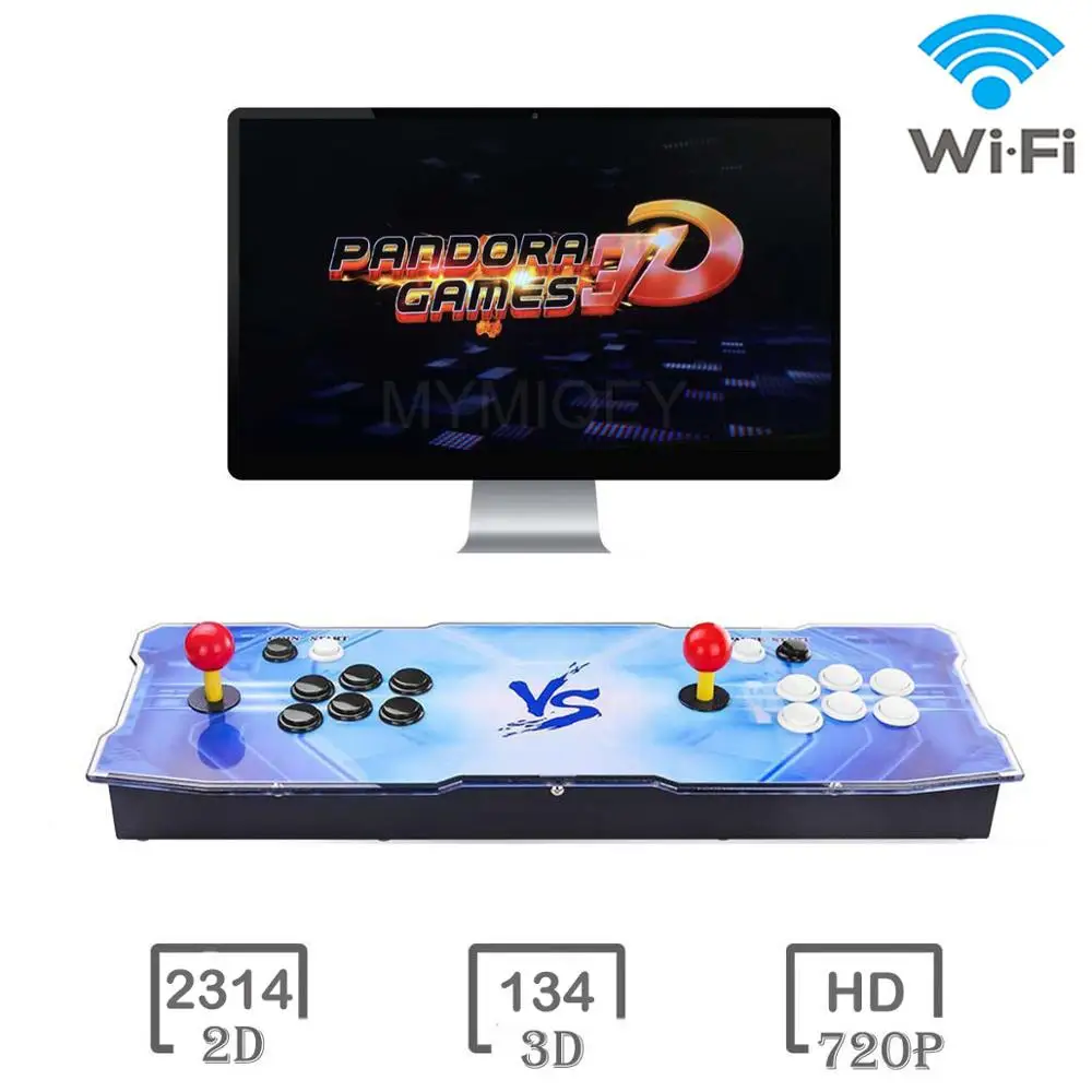 3D игровая консоль Pandora 1280x720 Full HD функция Wi-Fi чтобы добавить больше игр