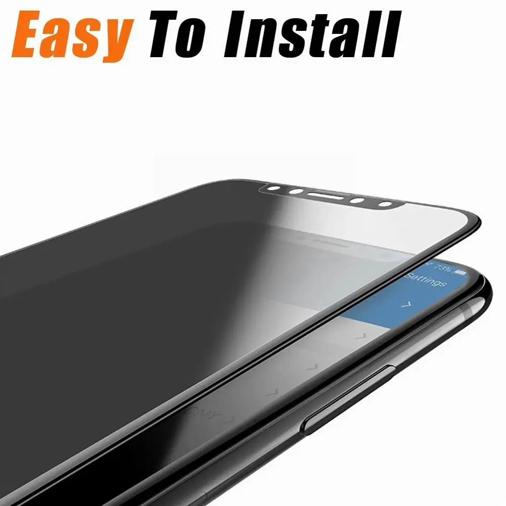 Защитная пленка для экрана с защитой от шпиона защитная из закаленного