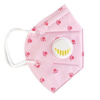 

10PCS Fast Shipping Child Non-woven fabric Mask PM2.5 Anti Air Pollution Anti Dust Protective Disposable Valved Respirator Mask