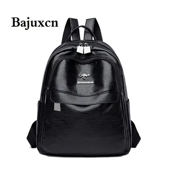 

New Women Leather Travel Backpack Female Bagpack School Chest Bags for Women Teenage Girls High Quality Back Pack Mochilas Sac