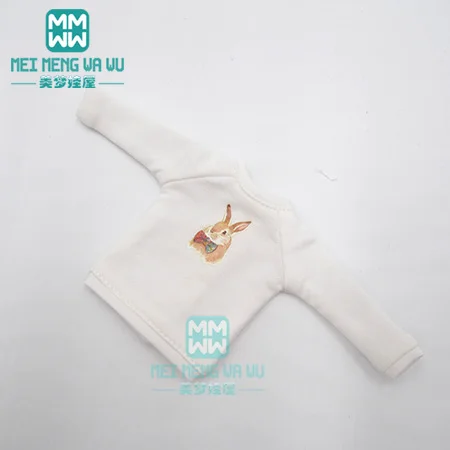 Blyth clothe Модная белая футболка повседневный костюм кожаная обувь для Blyth Azone кукла 1/6 аксессуары - Цвет: XB---009