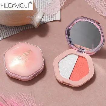 

1pcs Highlight Powder Blush Rouge Matte Blush Facial Blusher Eye Shadow Shimmer Brilliant Cream Blush Face Makeup Blush TSLM1