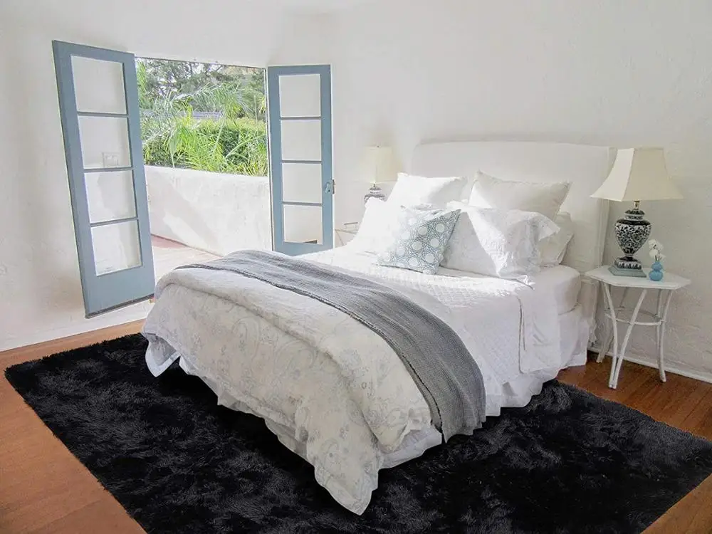 Plush Rug Decorative Carpet Plush Carpet Shaggy Rug Pad Luxury Fluffy Area Rug Living Room Carpet for Kids Girls Super Cute Comfortable Shag Rugs Modern Carpet Home Decor Floor