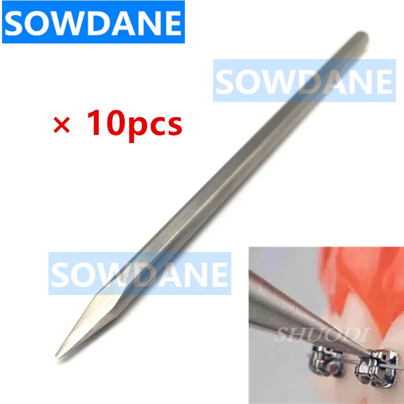 

10 Pcs Dental Oral Care Tool Opener Accessory for Opening Orthodontic Self Ligating Passive Bracket Stainless Steel
