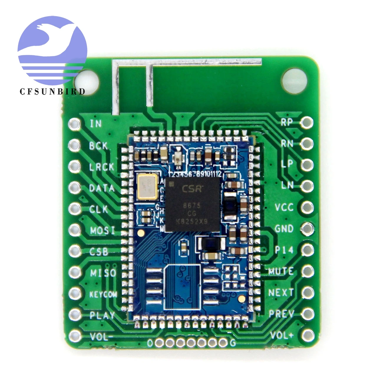CSR8675 Bluetooth V5.0 низкомощный аудиомодуль Bluetooth APTX-HD без потерь сжатия 2S волокно SPDIF
