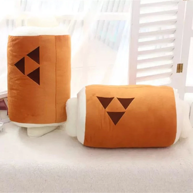 Game Monster Hunter Roast Meat Bones Stuffed Plush Hold Pillow Cute Bolster Nap Pillow Gifts for Kids
